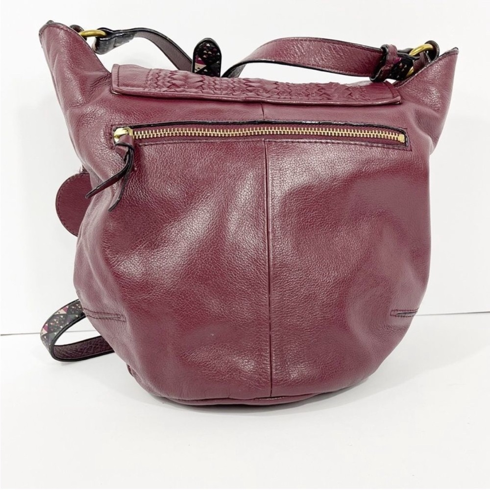 The Sak Purple Shoulder Bag with Braided Flap - Picture 2 of 10